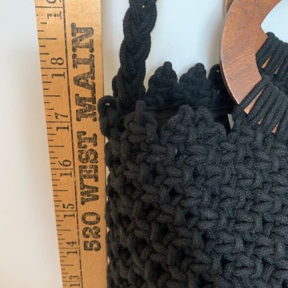 Danielle
Nicole Macrame Fringe Wood Handle Shoulder Purse - Picture 5 of 15